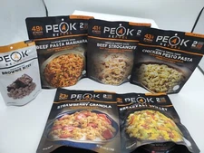 PEAK REFUEL PREMIUM FREEZE-DRIED FOOD 6-PACK ASSORTED LIKE MOUNTAIN HOUSE 