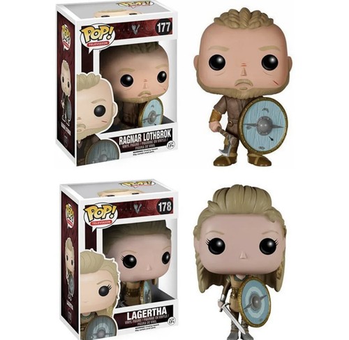 funko pop vikings ragnar lothbrok lagertha action figure collection for fans