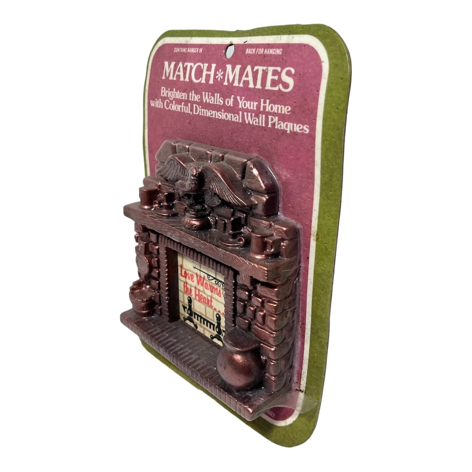 ✨VTG MATCH MATES Dimensional Wall Plaque 5.5” x 5.4”  NEw In Package - Image 4 of 4