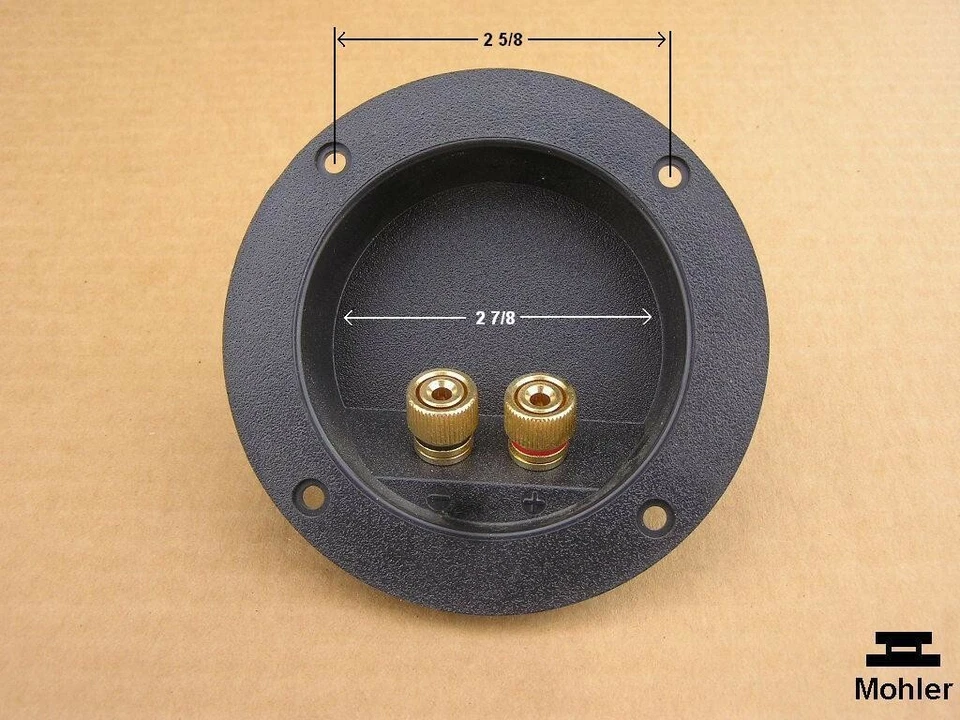 2 PC SUBWOOFER CONNECTOR SPEAKER (Banana Plugs Gold Plated 2 way binding Post) - Image 3 of 3