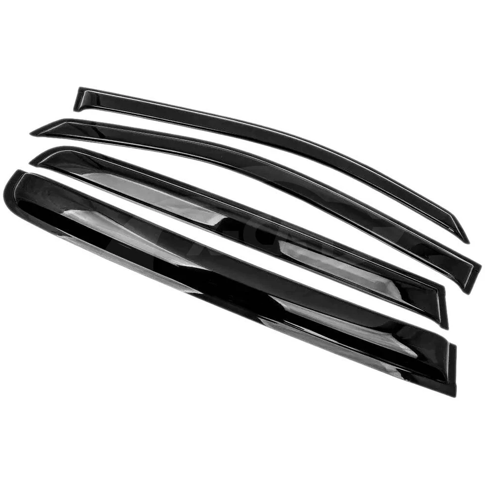 Protectores contra la intemperie parasoles viseras de ventana para Toyota Hilux doble cabina 2005-15 Foto 2 de 4