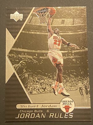 Michael Jordan Upper Deck Jordan Rules Card J8