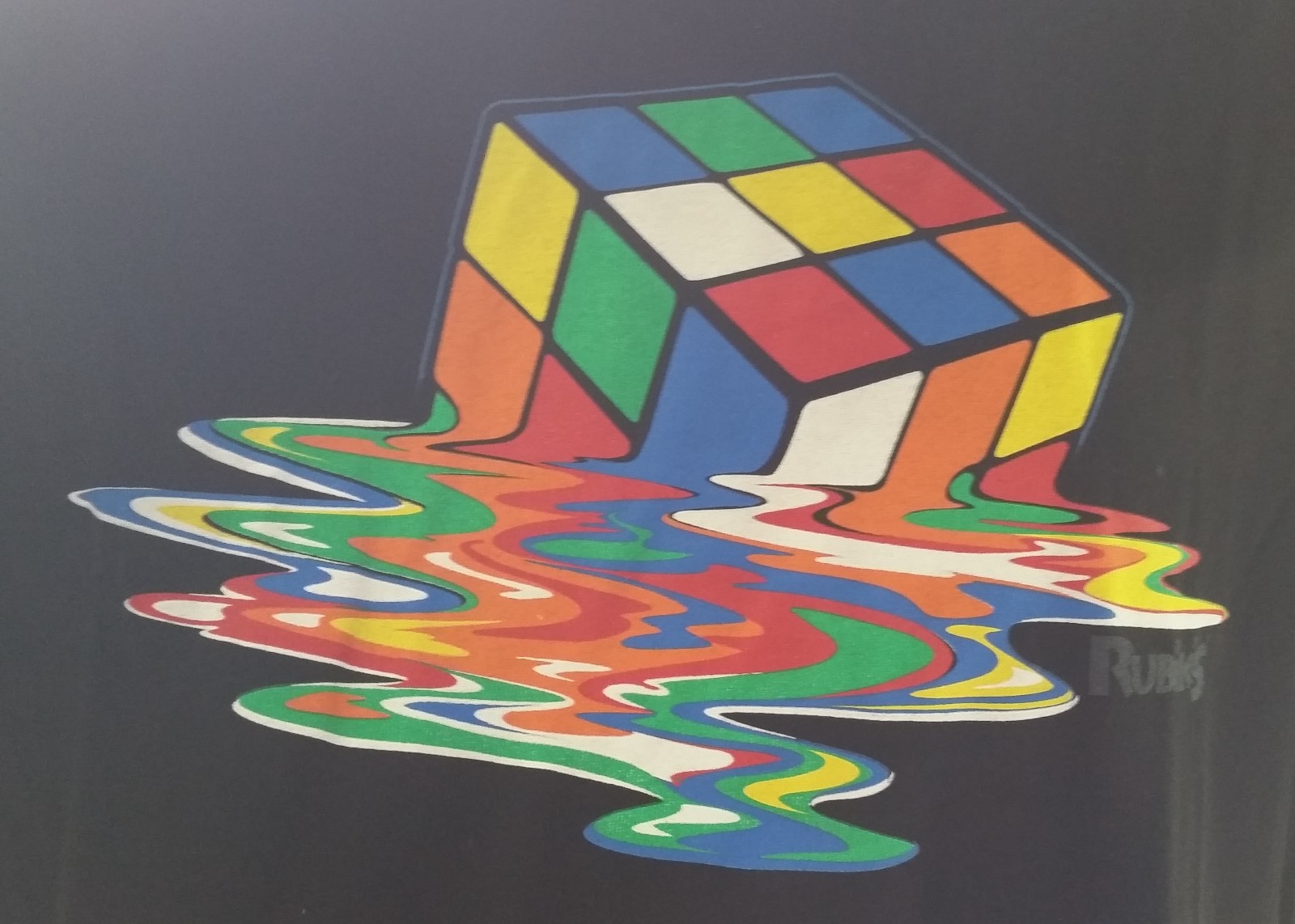 T-shirt Humour Sheldon Cooper Big Bang Theory | Cube Rubik's Qui Fond | Coton 100% - Taille S à 4XL