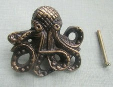 PERILLA PULPO Hierro fundido rústico vintage armario cajón perilla mango