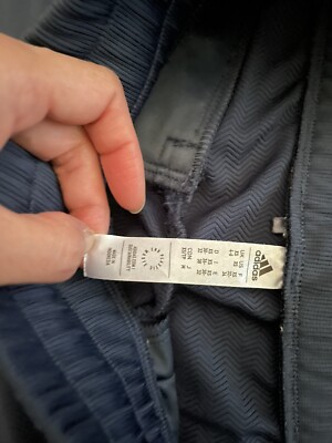 Adidas Women Warp Knit Cargo Golf Pants HG7000 Navy Blue Stretch