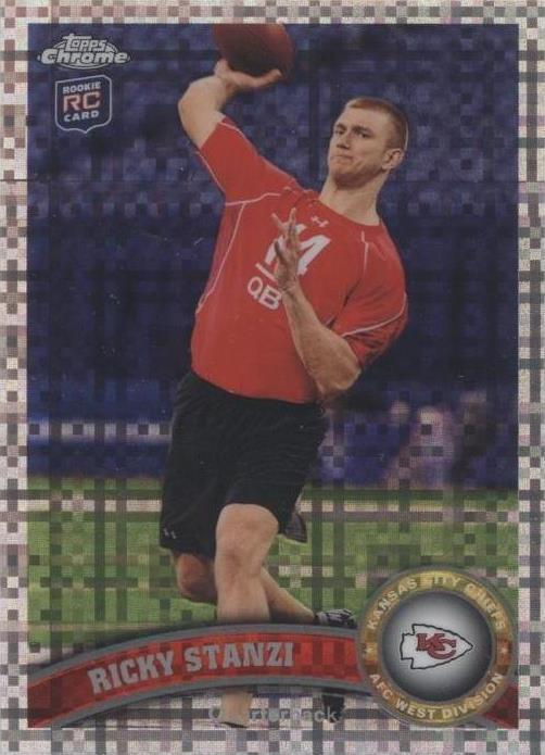 2011 Topps Chrome - Ricky Stanzi #53 X-Fractor (RC) for sale online | eBay