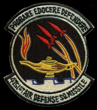 USAF 4751st Air Defense Missile Squadron Patch S-12