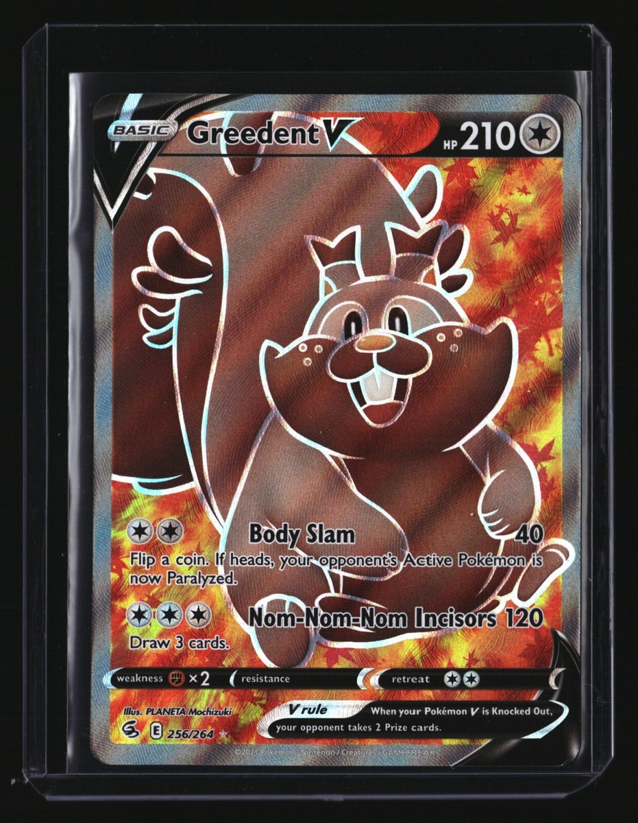 greedent v pokemon card value - 256/264 your opponents Active Pokmon is now Paralyzed. Arven's Greedent - 205/182 205