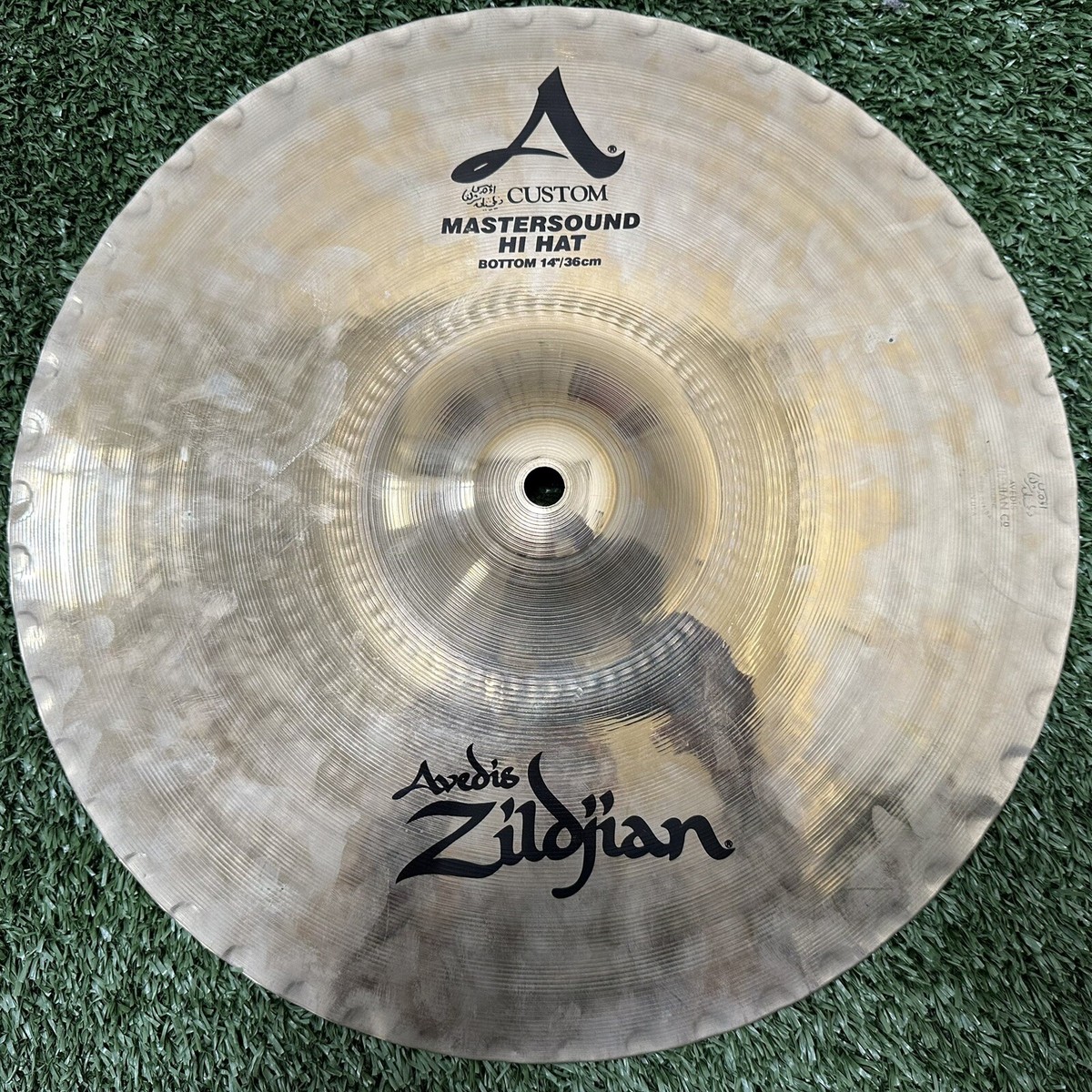 Zildjian A Custom 14” Mastersound Hi Hat Bottom Cymbal Only 