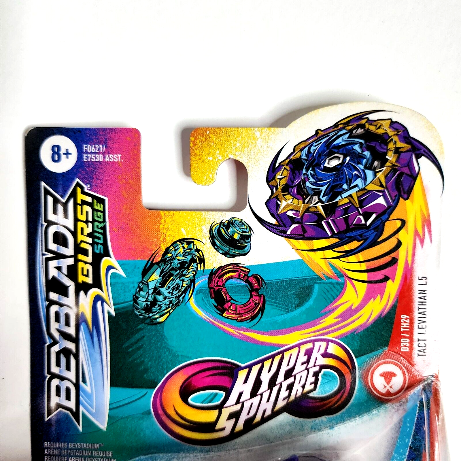 Pião BEYBLADE Lançador Hypersphere Tact Leviathan L5