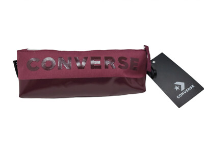 Converse Speed Supply Case Pencil Pouch Makeup Bag (Maroon)