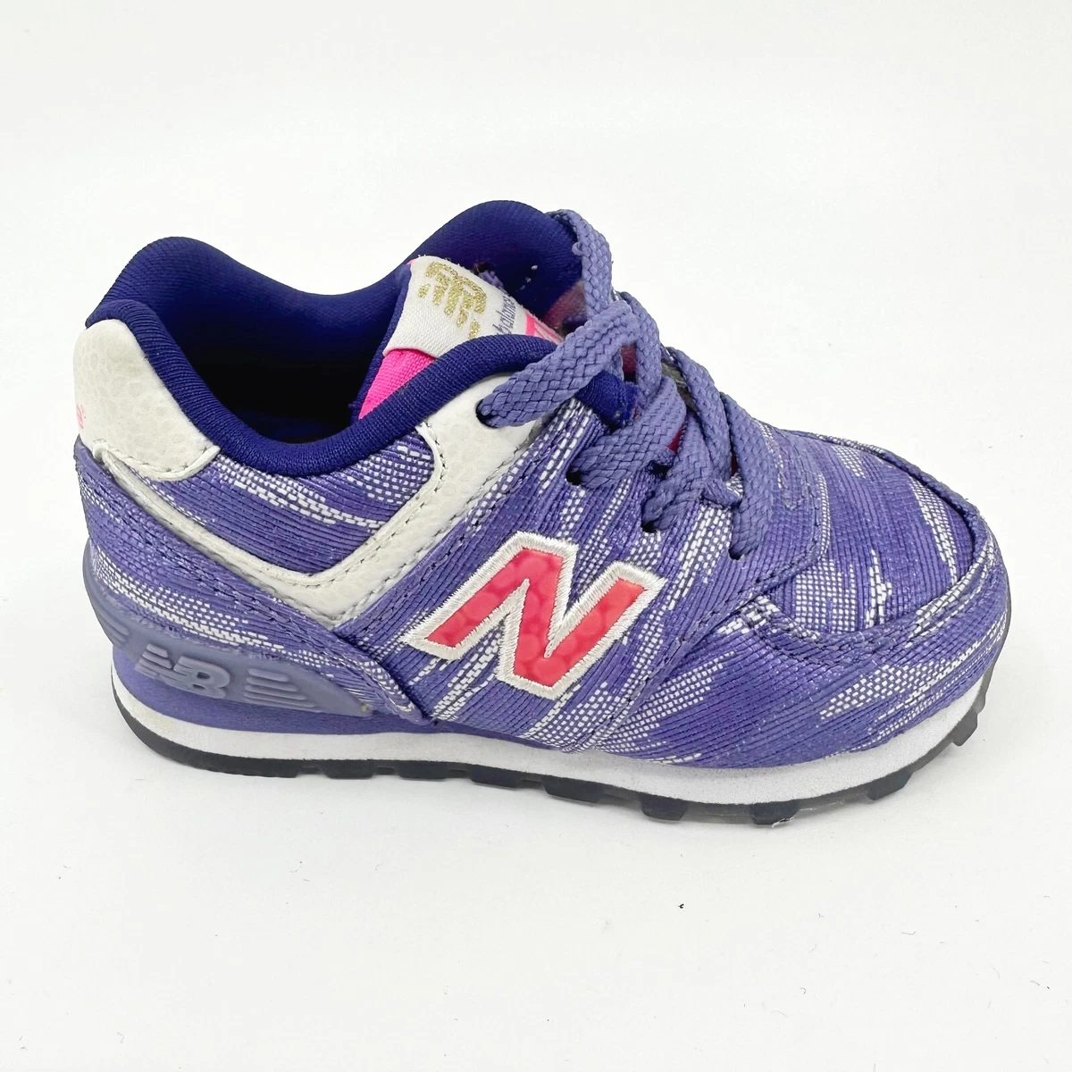 New balance 574 store kids purple