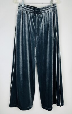 b+ab Velour Elastic Waist Track Pants Gong Kong Fashion Brand