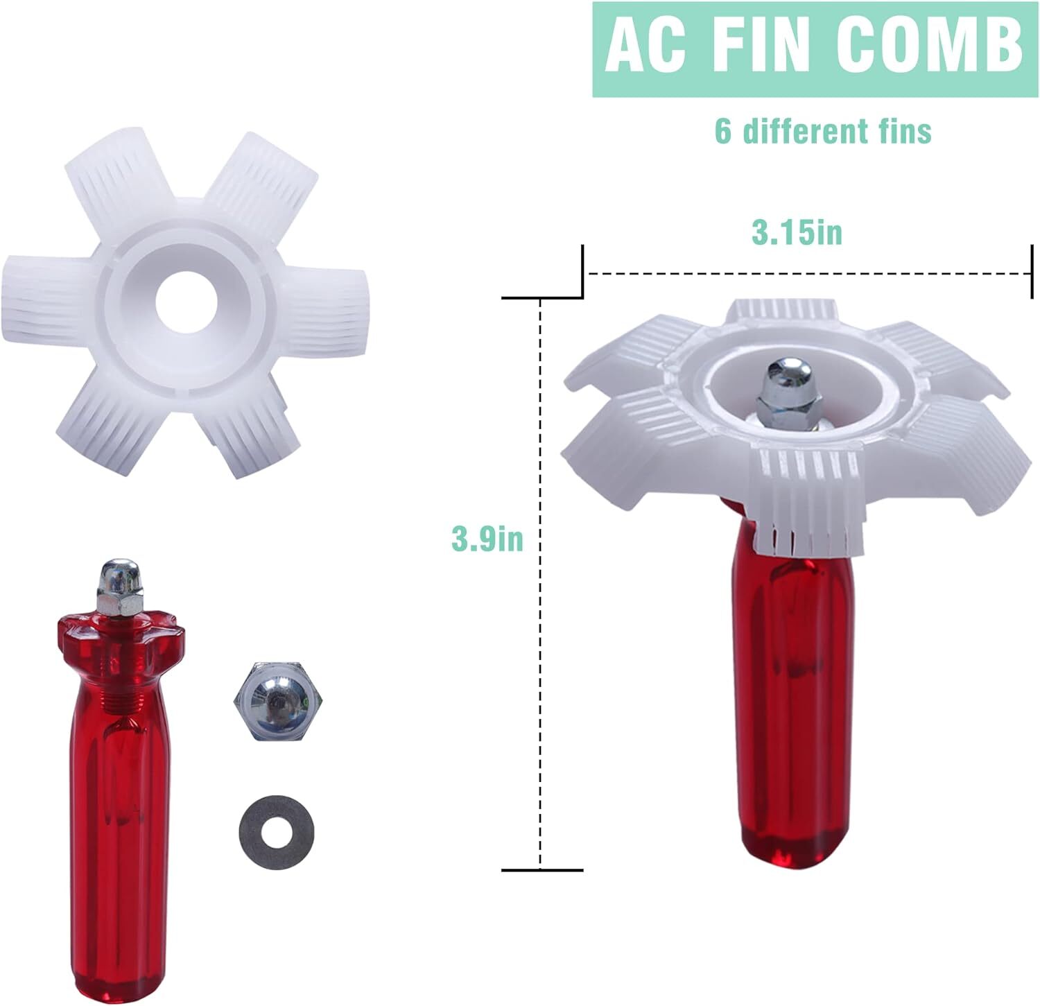 Cleaning Tool Air Conditioner Fin Repair Tool Coil Comb A/C Condenser Brush