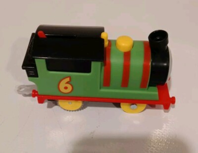 Thomas & Friends Motorized Green Percy Battery-Powered Engine Train 
