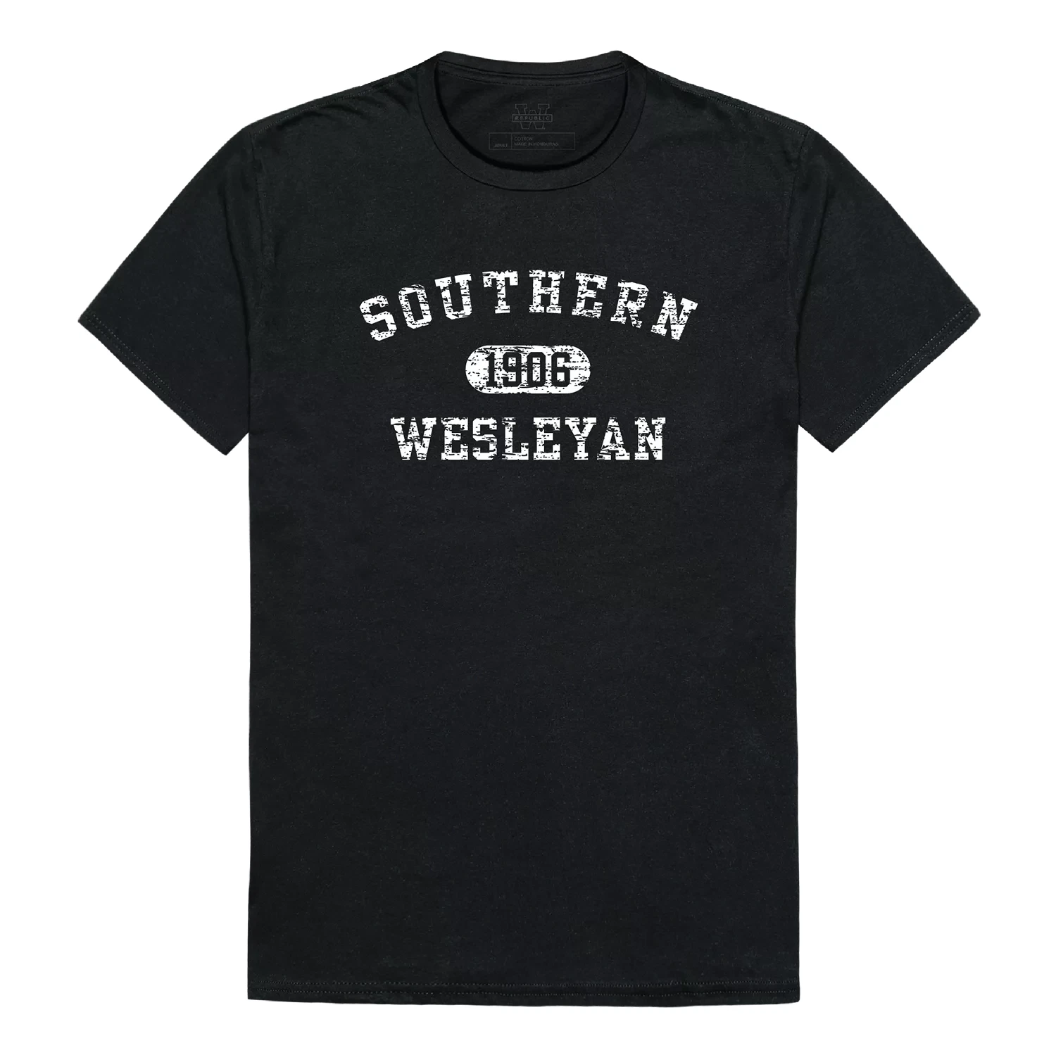 Southern Wesleyan University Warriors NCAA Distressed Arch College Tee T Shirt