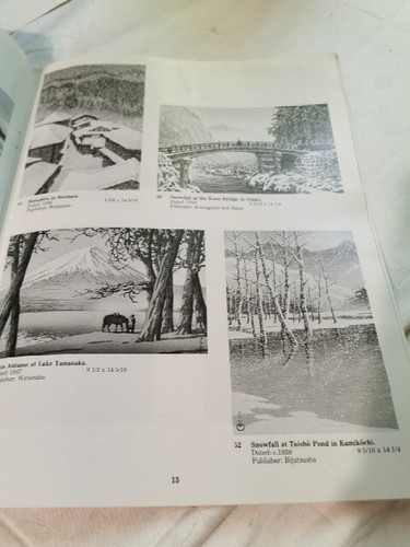 Kawase Hasui Catalog Of Book Woodblock Prints Shogun Gallery, DC, 1980 - Picture 6 of 8