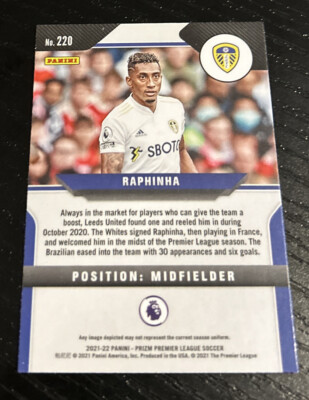 定番人気，本物保証 Auto Rafinha Panini Prizm 2021-22 パラレル 直筆サインカード レジェンド サッカー カード