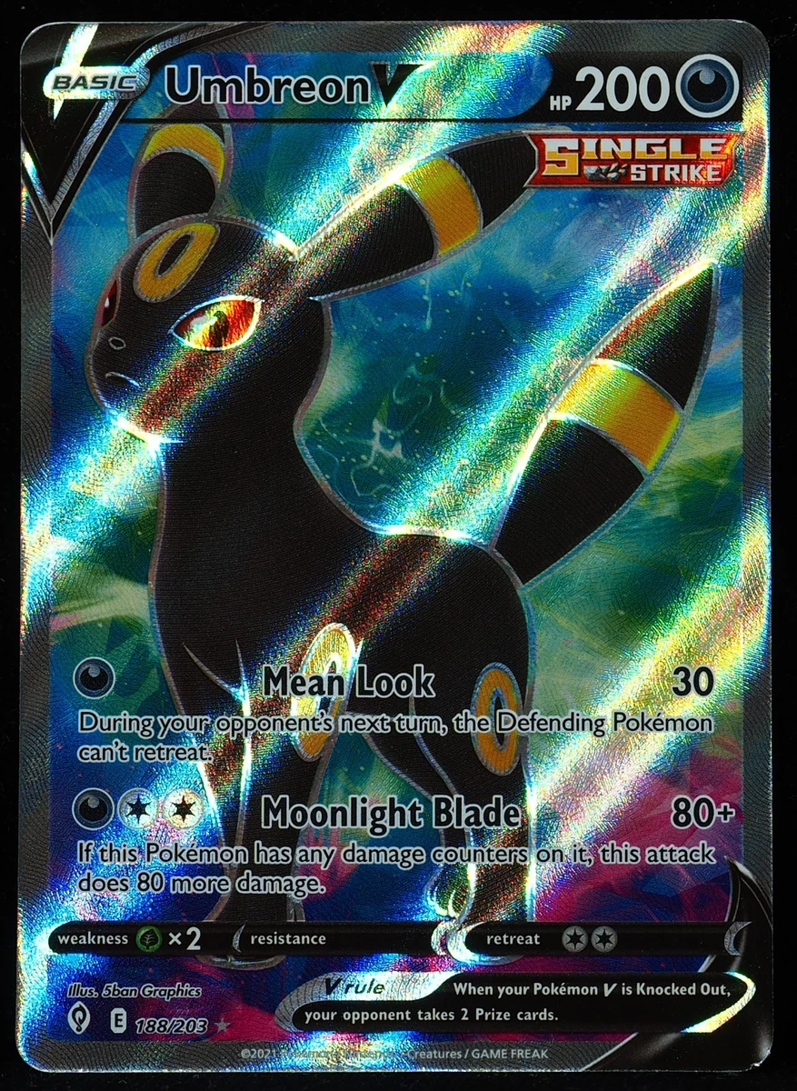 Umbreon V 188/203 SWSH07: Evolving Skies for sale | eBay