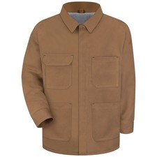 Bulwark FR Jacket Mens XXL Regular Brown Flame Resistant Workwear JLC4 Oilfield
