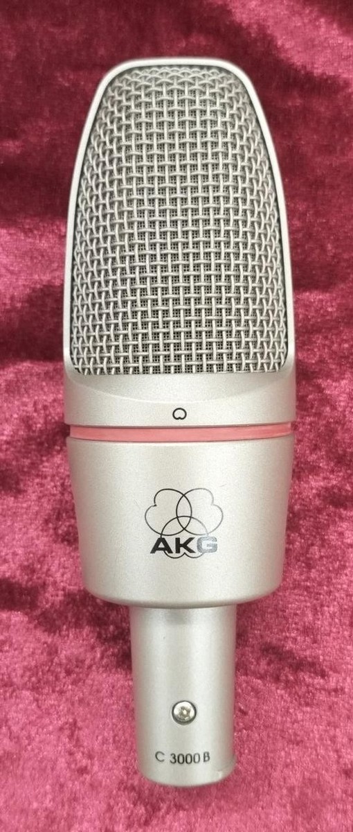 AKG C3000 B Condenser Microphone MIC XLR 3 Pin Good | eBay