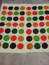 Vintage Kanone Badetuch groß Strandtuch Kreise Punkte Menge 2 59" x 34"