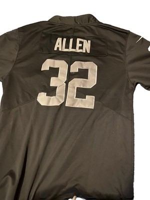 Marcus-Allen #32 Black & White Breathable Vintage jersey
