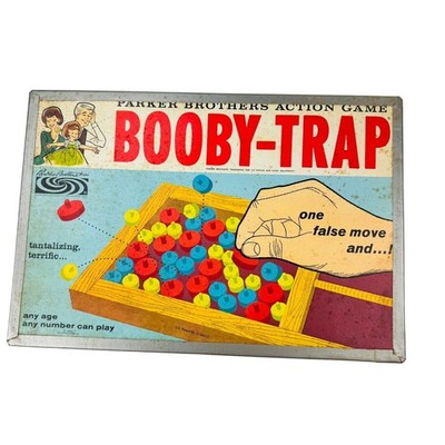 Vintage 1965 Parker Brothers Action Game Booby-Trap 