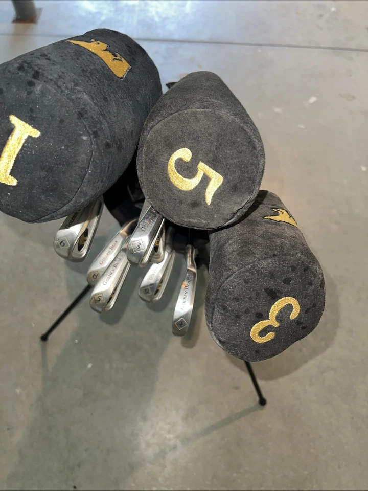 Conjunto de tacos de golfe Golden Bear Accuforce grafite Optimum Flex 3-9; P & 3 madeira + bolsa - Imagem 4 de 4