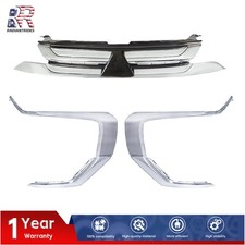 Front Bumper Molding Trim Lr Upper Grille For Mitsubishi Outlander 2016-2018