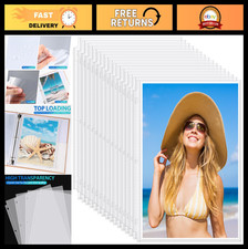 150 Pack 8x10 Photo Sleeves for 3 Ring Binder - Archival Page Protectors, Clear