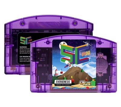 Summer Cart 64 Open Source N64 Flash Cart 32GB Card Plays NES SNES GB GBC