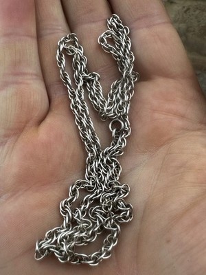 925. Sterling Silber 25,5'' Kette Glieder Halskette gepunzt weltweit erhältlich