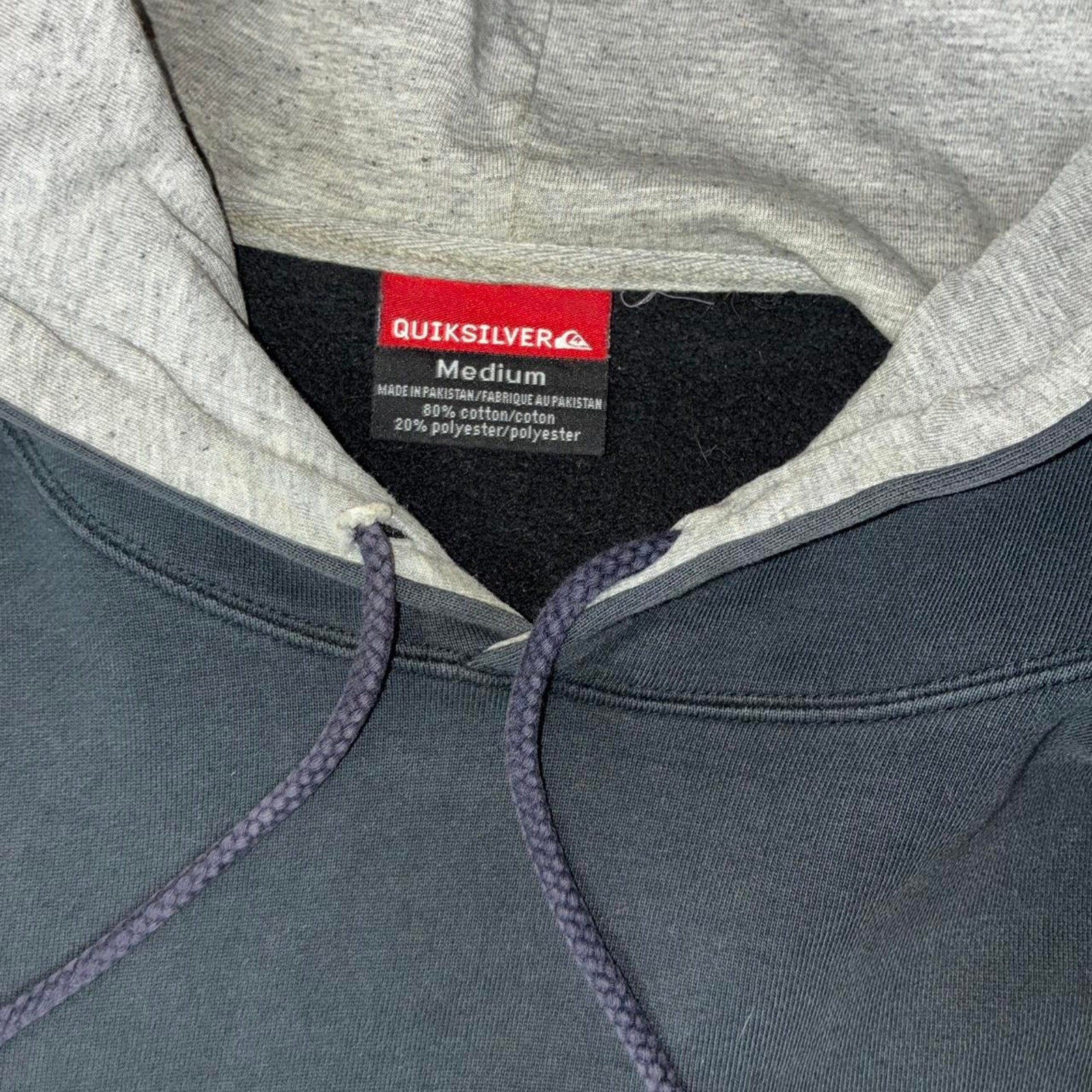 This rare vintage Quiksilver Boardriding Company hoodie M image 4