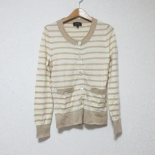 APC Knit Cardigan, Size XS, Beige, Ivory Women USED