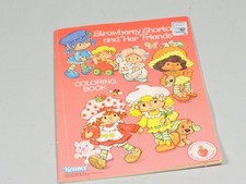 Strawberry Shortcake and Friends Coloring Book from 1981 - HTF Version