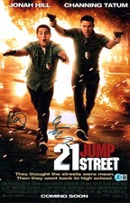 Phil Lord Chris Miller Signed 22 Jump Street Directors 11x17 Photo BAS COA