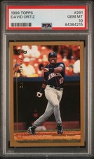 1999 Topps David Ortiz #291 PSA 10 Gem Mint