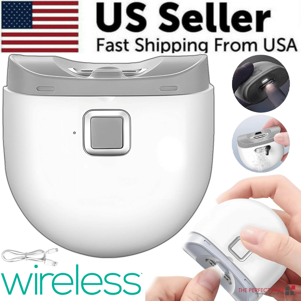 Electric Nail Clipper for Thick Nails Automatic Trimmer Professional Safe Tool