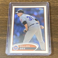 2012 Topps Baseball #NYM14 Dillon Gee New York Mets
