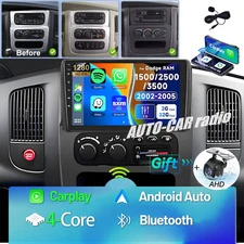 Android 13.0 CarPlay For 2002-2005 Dodge Ram 1500 2500 3500 Car Stereo GPS Radio