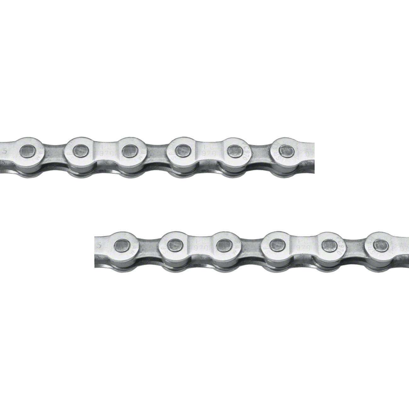 SRAM PC-971 9-Speed Silver Chain with PowerLink & Durable Ch