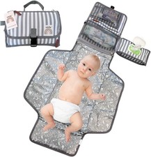 Portable Diaper Changing Pad with Shoulder Strap, Baby Shower Gift X-Large