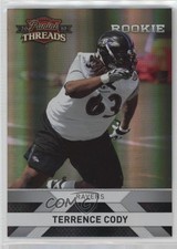 2010 Panini Threads Rookie Silver Century Proof 213/250 Terrence Cody #288 0c4
