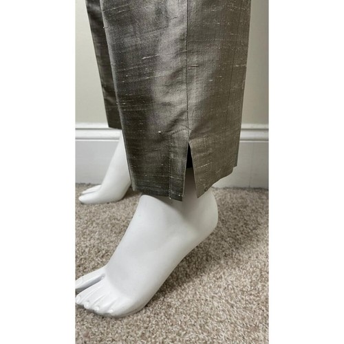 J PETERMAN COMPANY METALLIC SILK PANT TOP SET 2 - Picture 5 of 15