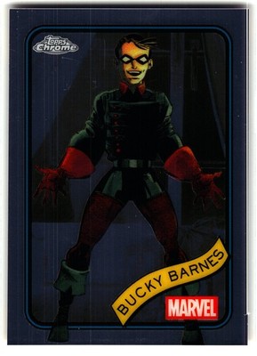 Topps Chrome Marvel Bucky Barnes #124 2025 Base TCG Karte Near Mint