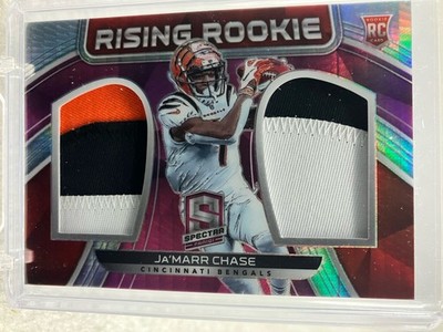 2021 Panini Spectra - Rising Rookie Jamarr Chase #RRM-JC Hyper Prizm /15 Bengals