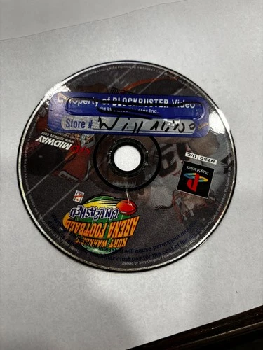 PS1 Kurt Warner Arena Football Unleashed (Sony Playstation, 2000) Disc Only READ