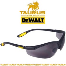 DEWALT DEWSGRFS Reinforcer™ Safety Glasses- Smoke Offer 99.9% UVA/UVB Protection