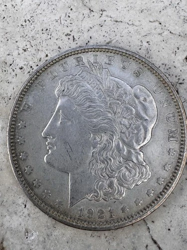 1921 Morgan Silver Dollar $1 Circulated US Coin 0.9 Fineness Silver